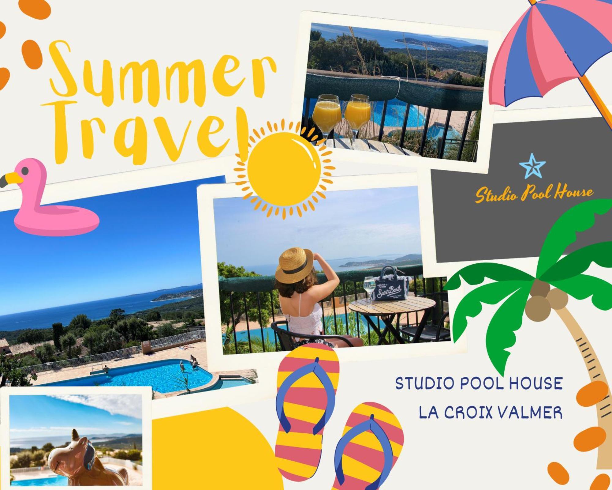 Pool House Vue A 180° - Sea View- Wifi