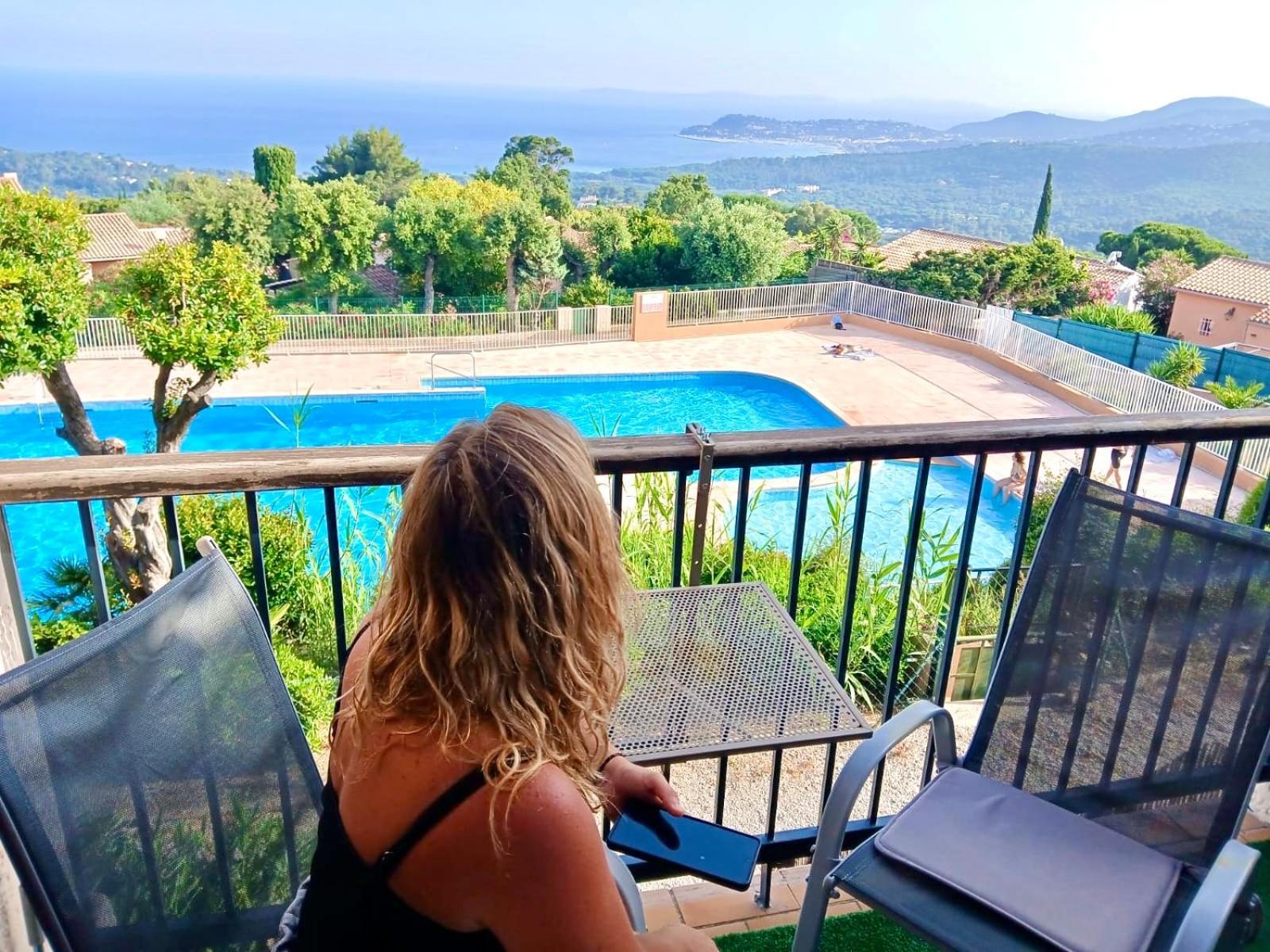 Apartment Pool House Mdt 2 Etoiles Vue Panoramique Amazing Sea View Wifi Linge Linen Inclut Aircondition